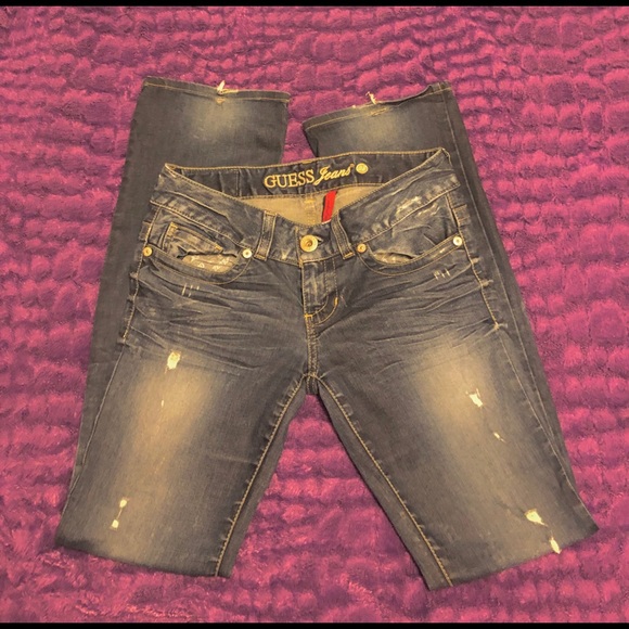 Guess Denim - Blue Denim Bootcut Jeans By Guess